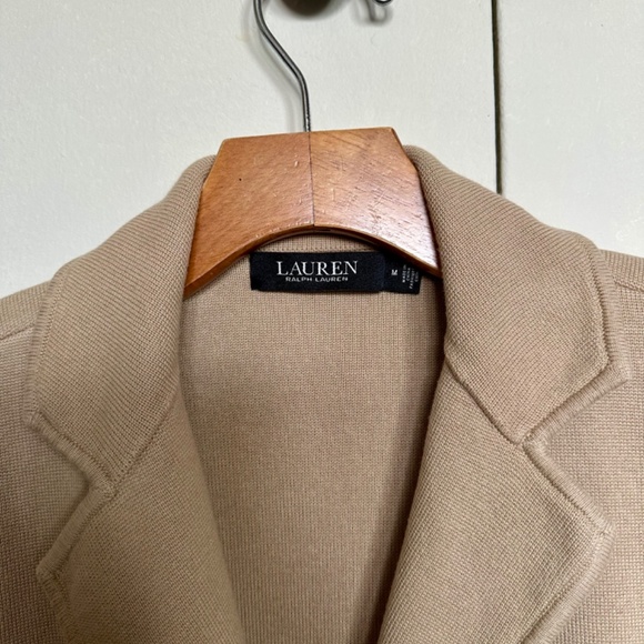LAUREN RALPH LAUREN Sweater Knit Cotton Blend Blazer CURRENT FALL Collection, M - Picture 7 of 16